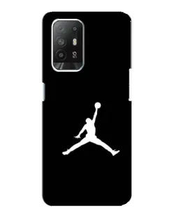 Чехол для OPPO Reno 5z с картинкой «Jordan Silhouette» Чехол для OPPO Reno 5z с картинкой «Jordan Silhouette»