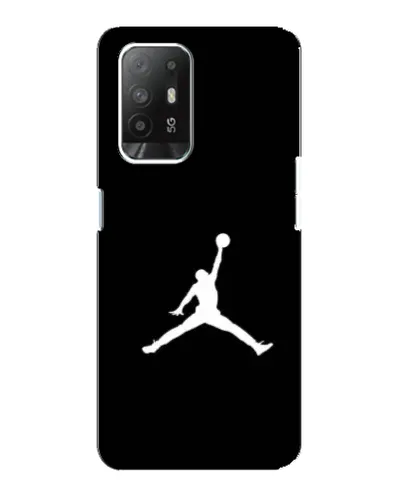 Чехол для OPPO Reno 5z с картинкой «Jordan Silhouette» Чехол для OPPO Reno 5z с картинкой «Jordan Silhouette»