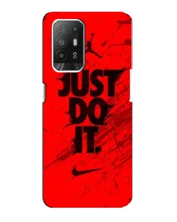 Чехол для OPPO Reno 5z с картинкой «Nike Just Do It» Чехол для OPPO Reno 5z с картинкой «Nike Just Do It»