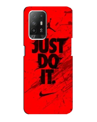 Чехол для OPPO Reno 5z с картинкой «Nike Just Do It» Чехол для OPPO Reno 5z с картинкой «Nike Just Do It»
