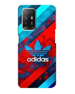 Чехол для OPPO Reno 5z с картинкой «Абстракция Adidas»