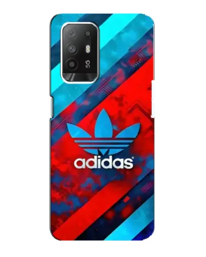 Чехол для OPPO Reno 5z с картинкой «Абстракция Adidas»