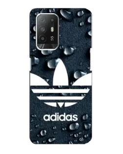 Чехол для OPPO Reno 5z с картинкой «Adidas Trefoil Blue»