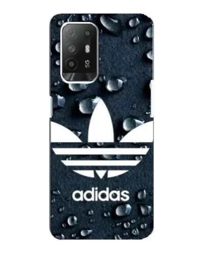 Чехол для OPPO Reno 5z с картинкой «Adidas Trefoil Blue»