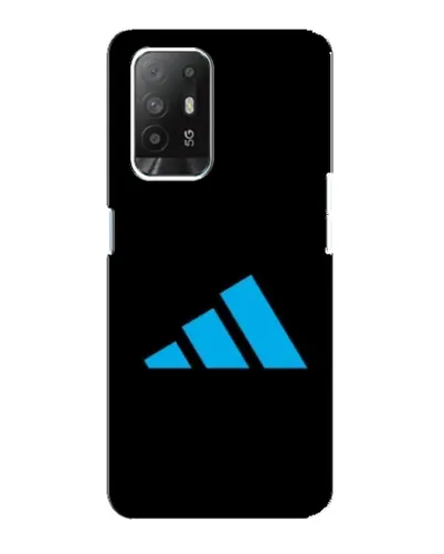 Чехол для OPPO Reno 5z с картинкой «Adidas Cyan Logo»