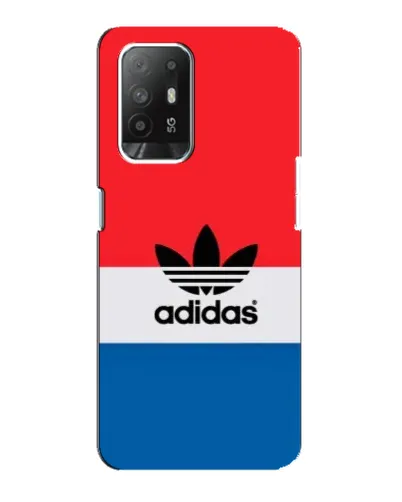 Чехол для OPPO Reno 5z с картинкой «Ретро блоки Adidas»