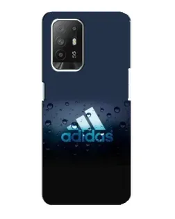Чехол для OPPO Reno 5z с картинкой «Adidas Water Drops»