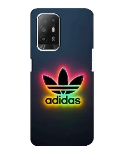 Чехол для OPPO Reno 5z с картинкой «Неоновый Adidas»