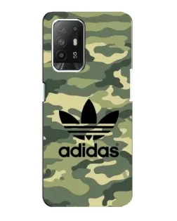 Чехол для OPPO Reno 5z с картинкой «Милитари стиль Adidas»