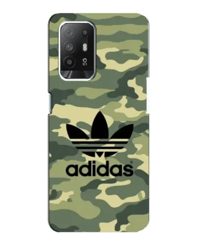 Чехол для OPPO Reno 5z с картинкой «Милитари стиль Adidas»