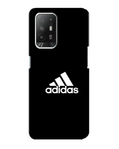 Чехол для OPPO Reno 5z с картинкой «Черная классика Adidas»