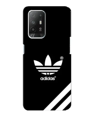 Чехол для OPPO Reno 5z с картинкой «Adidas с диагональными полосами»
