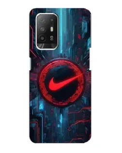 Чехол для OPPO Reno 5z с картинкой «Техногенный стиль Nike» Чехол для OPPO Reno 5z с картинкой «Техногенный стиль Nike»
