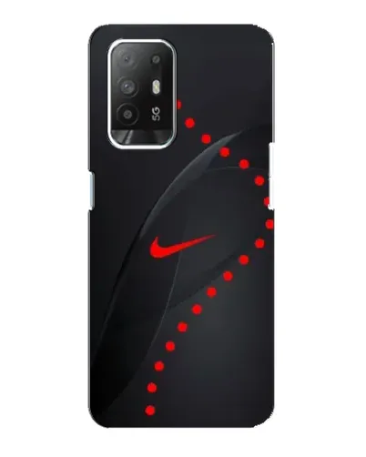 Чехол для OPPO Reno 5z с картинкой «Абстрактный дизайн Nike»