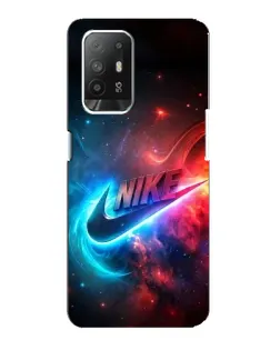 Чехол для OPPO Reno 5z с картинкой «Огненный логотип Nike» Чехол для OPPO Reno 5z с картинкой «Огненный логотип Nike»