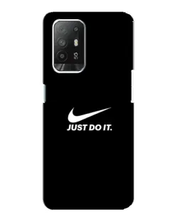 Чехол для OPPO Reno 5z с картинкой «Минимализм от Nike» Чехол для OPPO Reno 5z с картинкой «Минимализм от Nike»