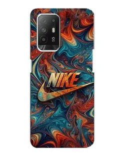 Чехол для OPPO Reno 5z с картинкой «Nike в абстракции» Чехол для OPPO Reno 5z с картинкой «Nike в абстракции»
