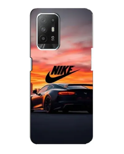 Чехол для OPPO Reno 5z с картинкой «Nike и суперкар»