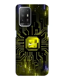 Чехол для OPPO Reno 5z с картинкой «Nike — золотая искра» Чехол для OPPO Reno 5z с картинкой «Nike — золотая искра»