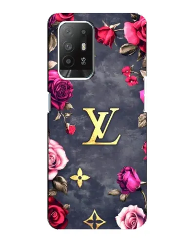 Чехол для OPPO Reno 5z с картинкой «Цветочный Louis Vuitton»