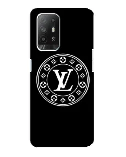 Чехол для OPPO Reno 5z с картинкой «LV — печать стиля»