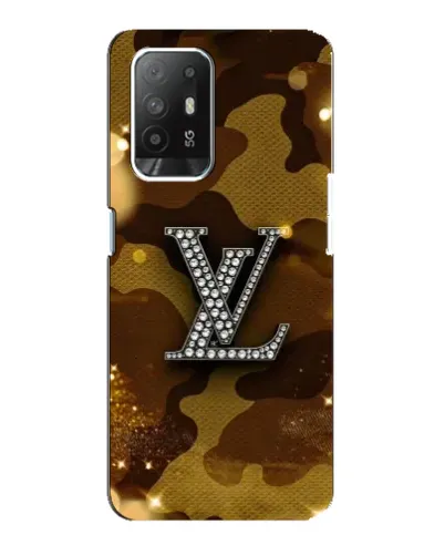 Чехол для OPPO Reno 5z с картинкой «Камуфляжный Louis Vuitton»