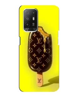 Чехол для OPPO Reno 5z с картинкой «Мороженое от LV»