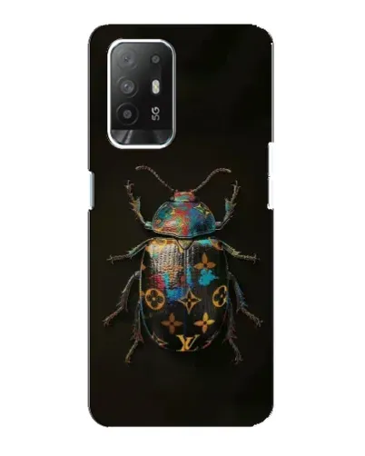 Чехол для OPPO Reno 5z с картинкой «LV — мраморный принт»