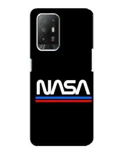 Чехол для OPPO Reno 5z с картинкой «NASA — классика Red Blue» Чехол для OPPO Reno 5z с картинкой «NASA — классика Red Blue»