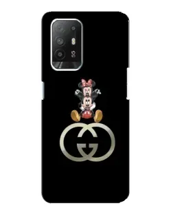 Чехол для OPPO Reno 5z с картинкой «Минни Маус на лого» Чехол для OPPO Reno 5z с картинкой «Минни Маус на лого»