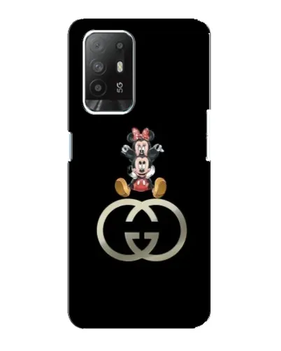 Чехол для OPPO Reno 5z с картинкой «Минни Маус на лого» Чехол для OPPO Reno 5z с картинкой «Минни Маус на лого»