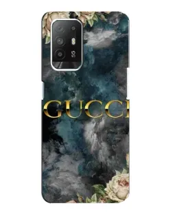 Чехол для OPPO Reno 5z с картинкой «Абстрактные цветы Gucci» Чехол для OPPO Reno 5z с картинкой «Абстрактные цветы Gucci»