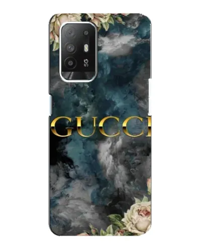 Чехол для OPPO Reno 5z с картинкой «Абстрактные цветы Gucci» Чехол для OPPO Reno 5z с картинкой «Абстрактные цветы Gucci»