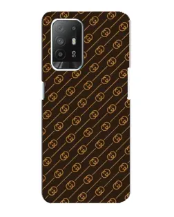 Чехол для OPPO Reno 5z с картинкой «Gucci — золотые диагонали» Чехол для OPPO Reno 5z с картинкой «Gucci — золотые диагонали»