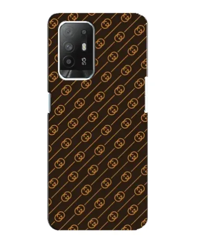 Чехол для OPPO Reno 5z с картинкой «Gucci — золотые диагонали» Чехол для OPPO Reno 5z с картинкой «Gucci — золотые диагонали»