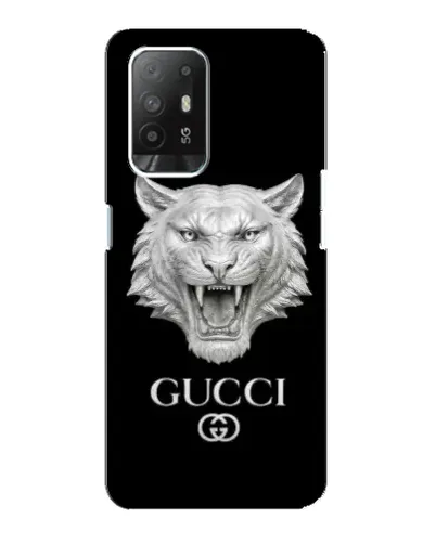 Чехол для OPPO Reno 5z с картинкой «Gucci — серебряный лев» Чехол для OPPO Reno 5z с картинкой «Gucci — серебряный лев»