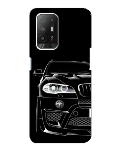 Чехол для OPPO Reno 5z с картинкой «Темный силуэт BMW» Чехол для OPPO Reno 5z с картинкой «Темный силуэт BMW»