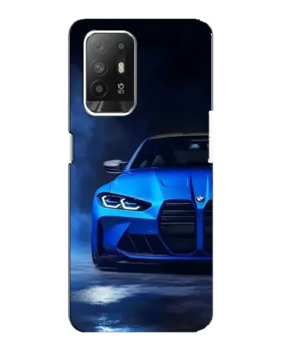 Чехол для OPPO Reno 5z с картинкой «Голубая BMW M4» Чехол для OPPO Reno 5z с картинкой «Голубая BMW M4»
