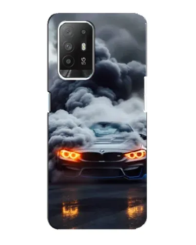 Чехол для OPPO Reno 5z с картинкой «BMW в дыму» Чехол для OPPO Reno 5z с картинкой «BMW в дыму»