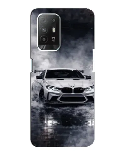 Чехол для OPPO Reno 5z с картинкой «BMW сквозь туман» Чехол для OPPO Reno 5z с картинкой «BMW сквозь туман»