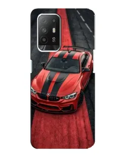 Чехол для OPPO Reno 5z с картинкой «BMW на красной дорожке»