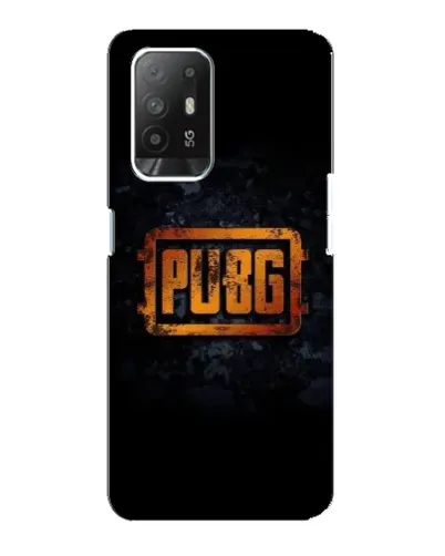 Чехол для OPPO Reno 5z с картинкой «PUBG — золотой логотип»