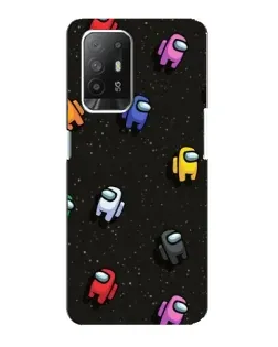 Чехол для OPPO Reno 5z с картинкой «Космический паттерн Among Us» Чехол для OPPO Reno 5z с картинкой «Космический паттерн Among Us»