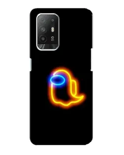 Чехол для OPPO Reno 5z с картинкой «Among Us неоновое сияние» Чехол для OPPO Reno 5z с картинкой «Among Us неоновое сияние»