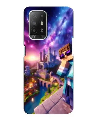 Чехол для OPPO Reno 5z с картинкой «Стив и космос»