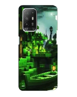 Чехол для OPPO Reno 5z с картинкой «Minecraft лесной пейзаж» Чехол для OPPO Reno 5z с картинкой «Minecraft лесной пейзаж»