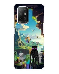 Чехол для OPPO Reno 5z с картинкой «Эндермен в лесу» Чехол для OPPO Reno 5z с картинкой «Эндермен в лесу»
