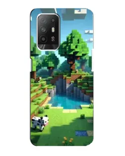 Чехол для OPPO Reno 5z с картинкой «Minecraft летний день» Чехол для OPPO Reno 5z с картинкой «Minecraft летний день»
