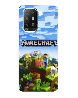Чехол для OPPO Reno 5z с картинкой «Minecraft классический мир» Чехол для OPPO Reno 5z с картинкой «Minecraft классический мир»