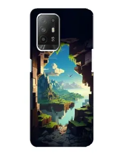 Чехол для OPPO Reno 5z с картинкой «Вид из пещеры» Чехол для OPPO Reno 5z с картинкой «Вид из пещеры»